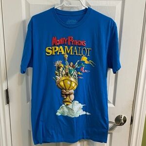 Monty Python and the Holy Grail SPAMALOT Broadway Musical T-Shirt Mens Large Fan